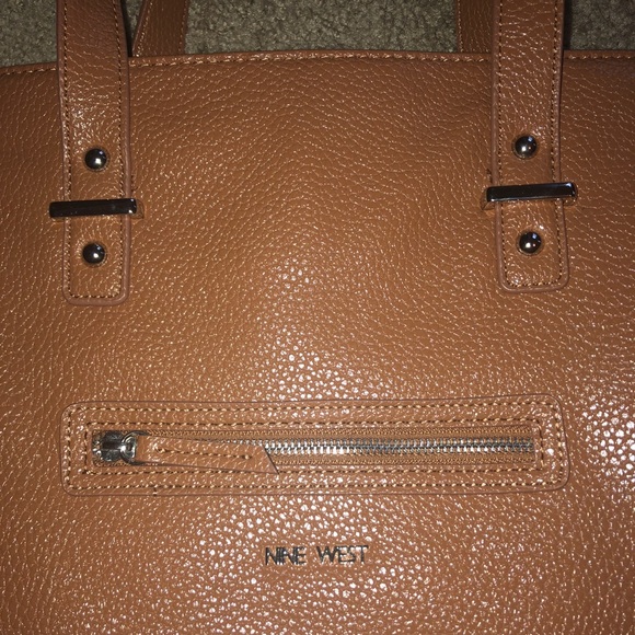 Nine West Brown Shoulder / Tote Bag - Picture 3 of 4